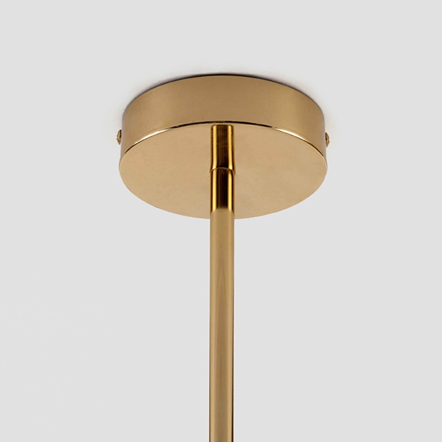 Opal Disc Ceiling Light- Brass