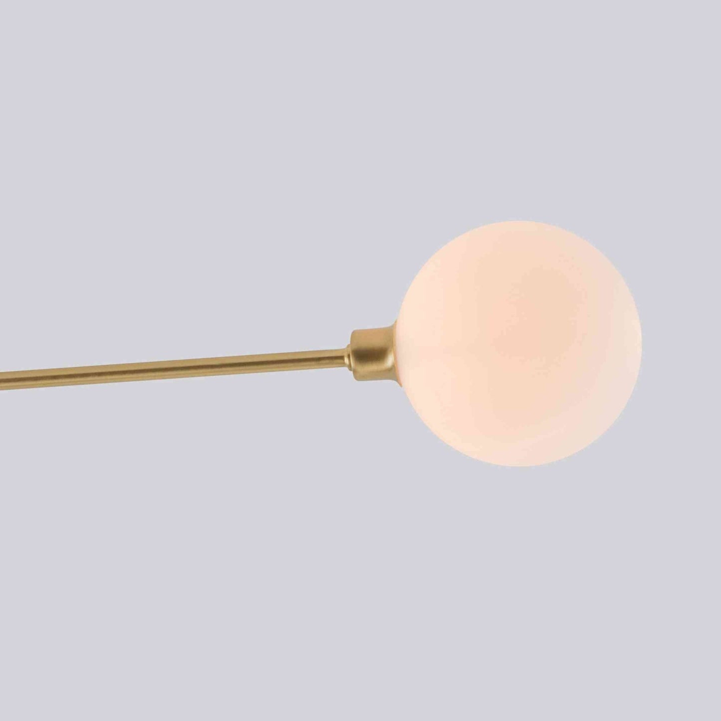 3 Light Flush Ceiling Light - Brass