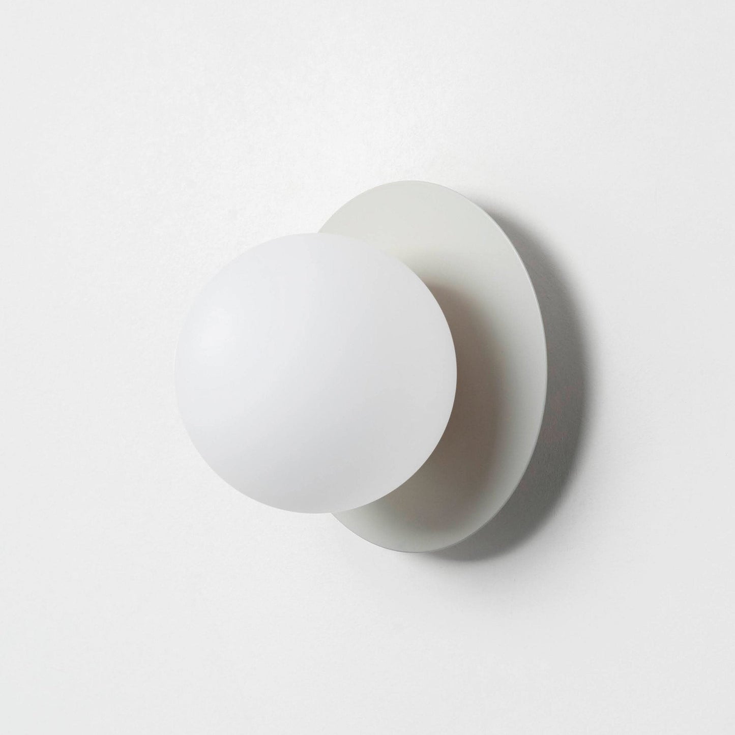 Opal Disc Wall Light - Sand