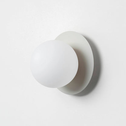 Opal Disc Wall Light - Sand