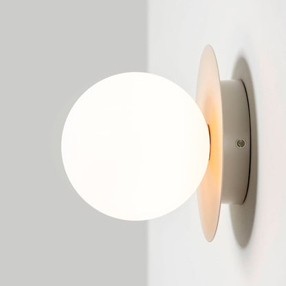 Opal Disc Wall Light - Sand