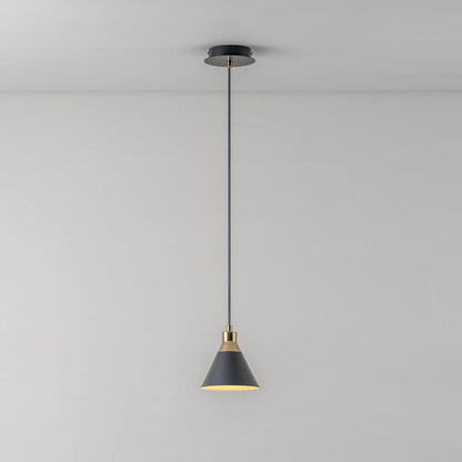 Cone Pendant Ceiling Light - Charcoal