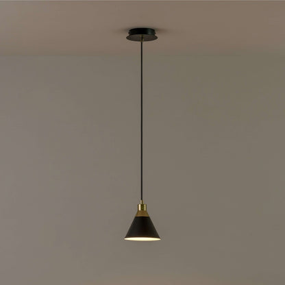 Cone Pendant Ceiling Light - Charcoal