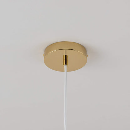 Flower Glass Pendant Ceiling Light - White