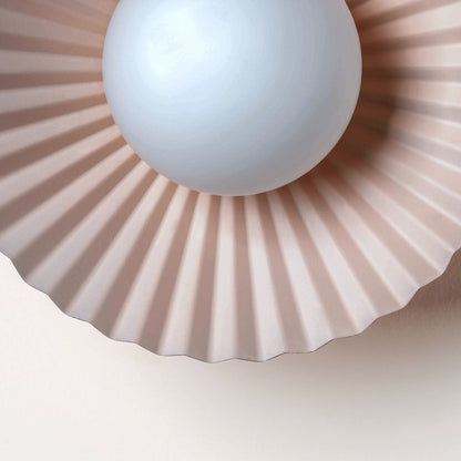 x Emma Gurner: The Pleat Wall Light - Burgundy