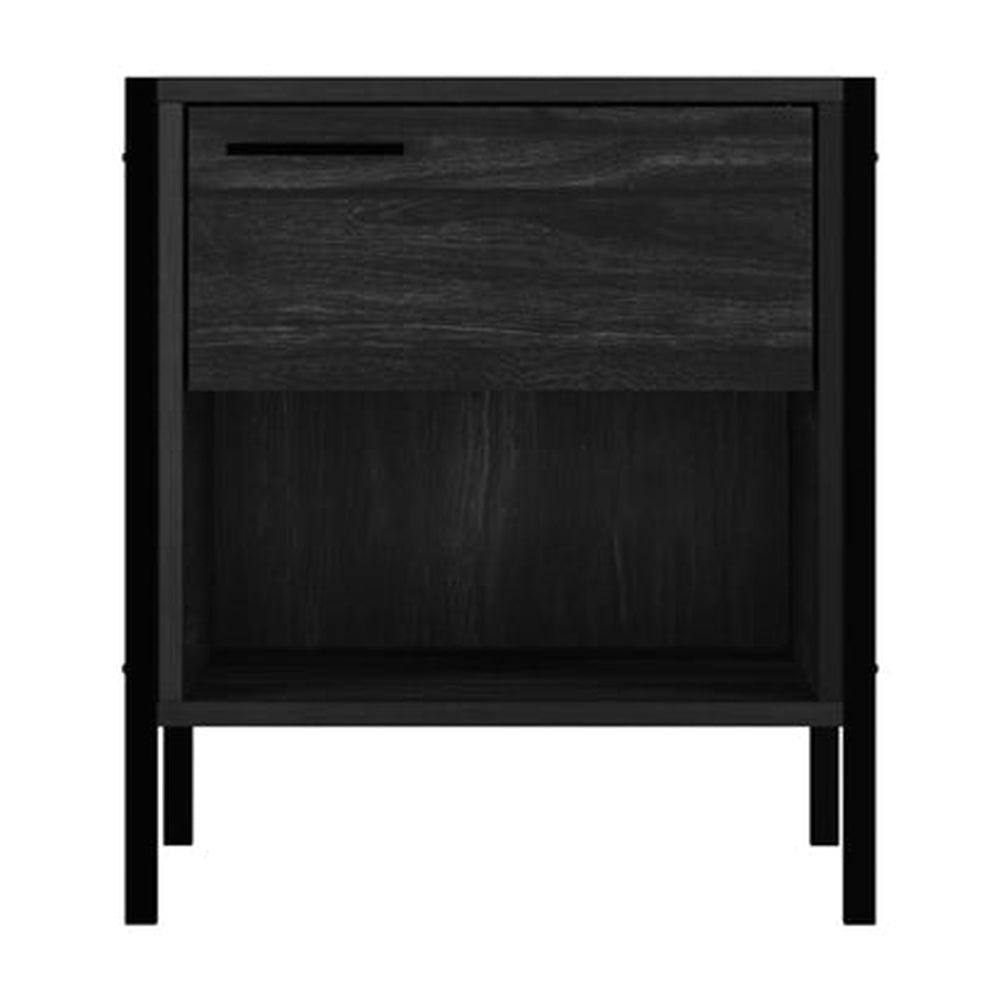 Lochan Bedside Cabinet - Black