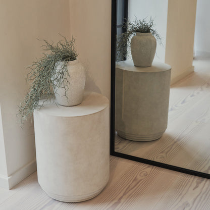 Higgins - Full Length Black Large Arched Metal Mirror 170cm x 70cm