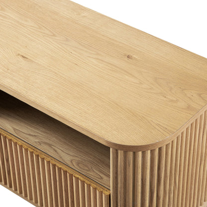 Maru 120cm TV Unit with Drawers, Oak