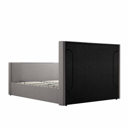 Wilton Grey Fabric Ottoman TV Bed
