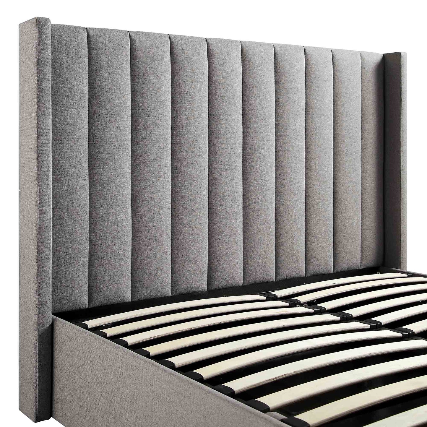 Wilton Grey Fabric Ottoman TV Bed