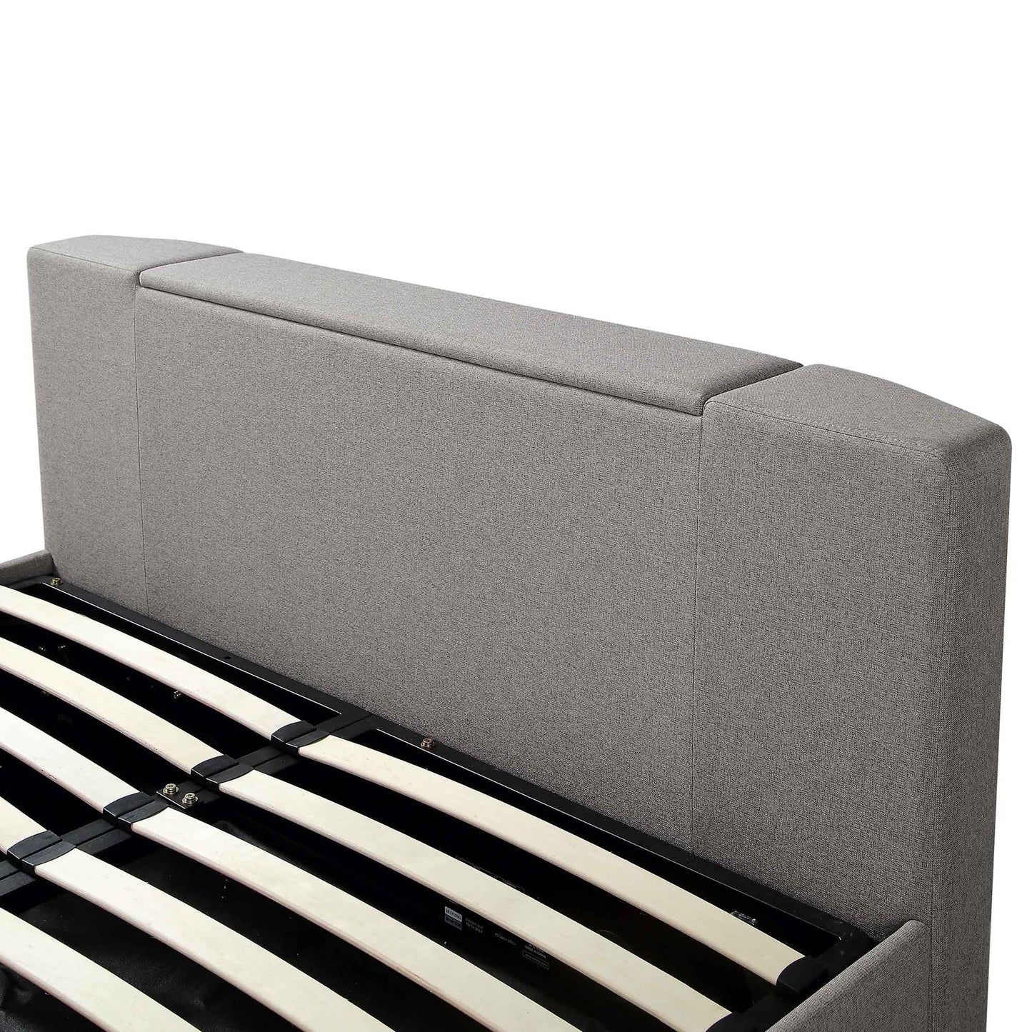 Wilton Grey Fabric Ottoman TV Bed