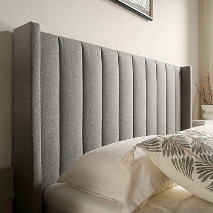 Wilton Grey Fabric Ottoman TV Bed