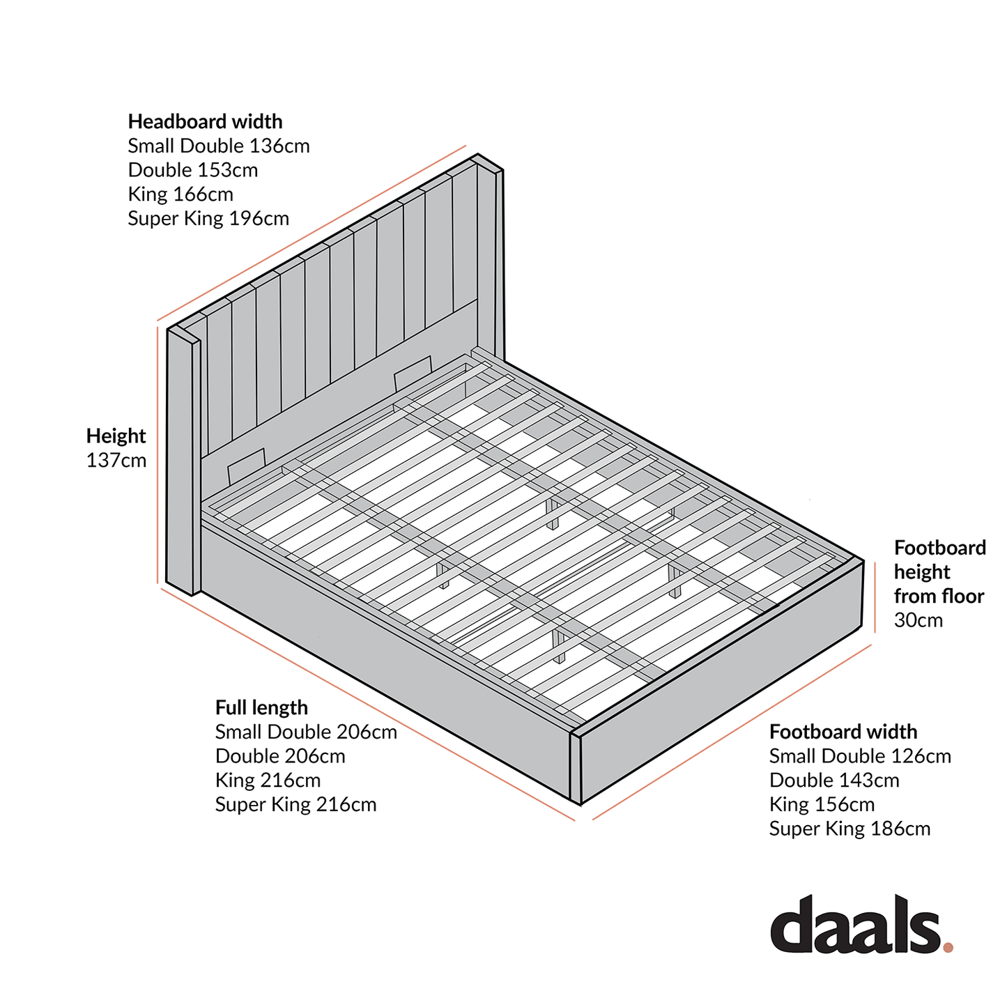 Wilton White Boucle Ottoman Storage Bed