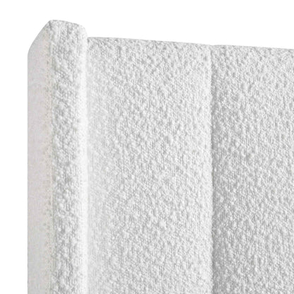 Wilton White Boucle Ottoman Storage Bed
