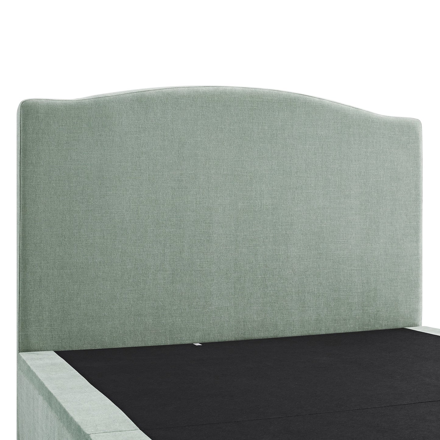 Chilworth Upholstered Ottoman Storage Bed, Water Green Chenille