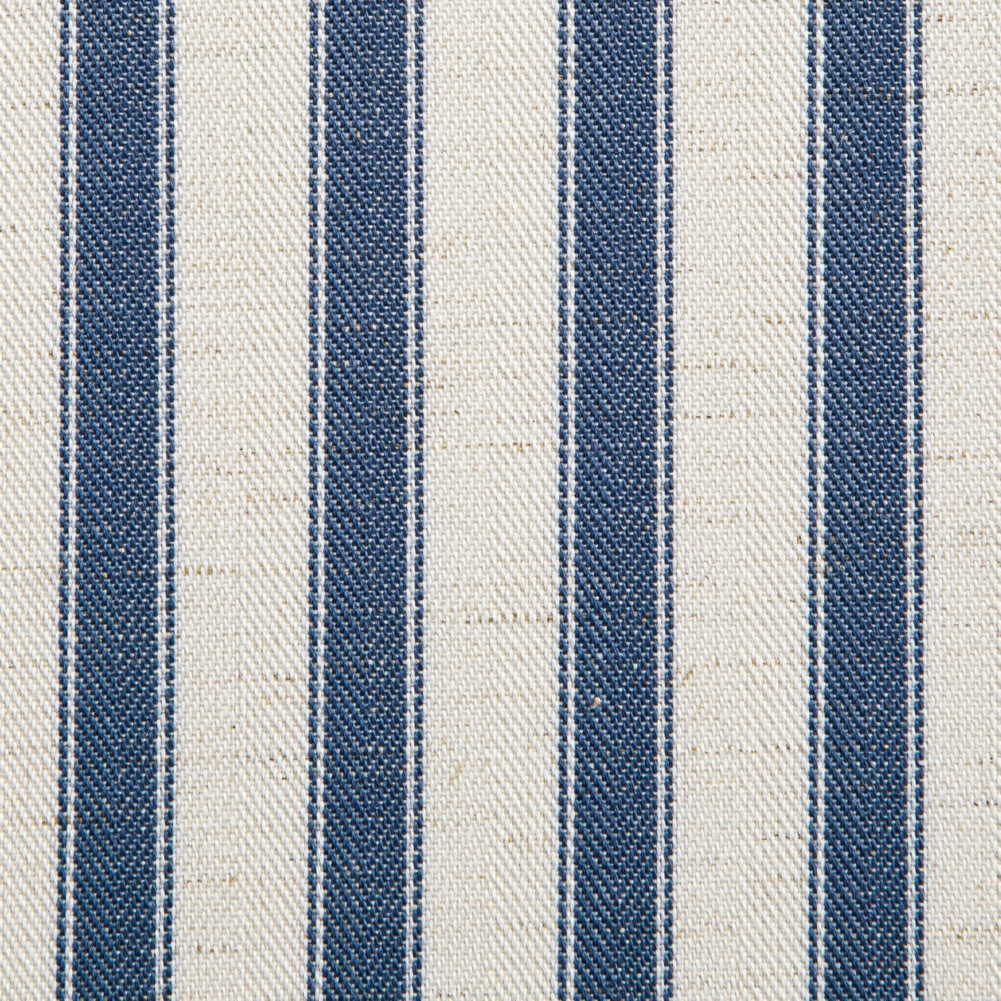 Chilworth Upholstered Ottoman Storage Bed, Blue Stripe Linen Blend