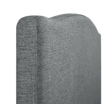 Chilworth Upholstered Ottoman Storage Bed, Dark Grey Weave Fabric