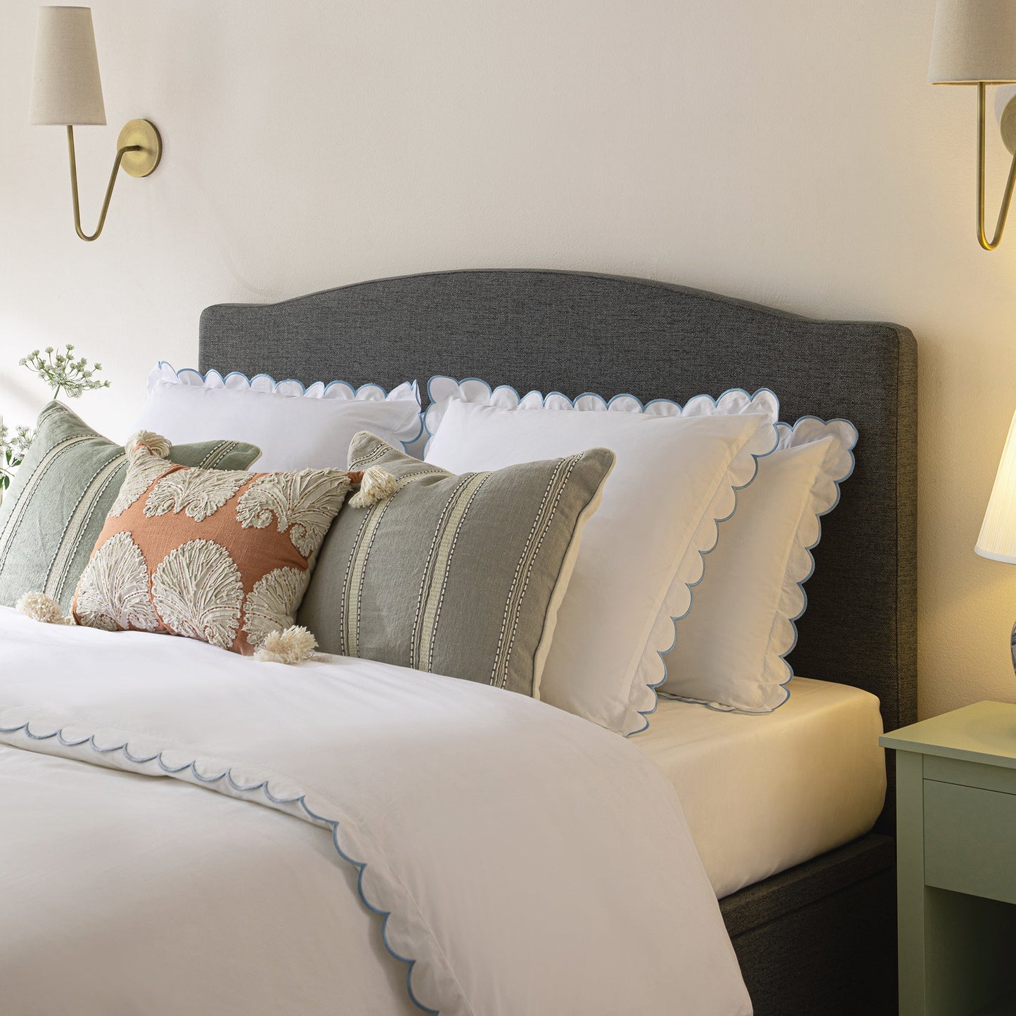 Chilworth Upholstered Ottoman Storage Bed, Dark Grey Weave Fabric