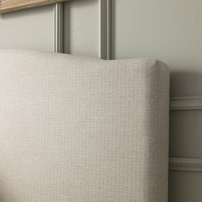 Chilworth Upholstered Ottoman Storage Bed, Ivory Weave Fabric