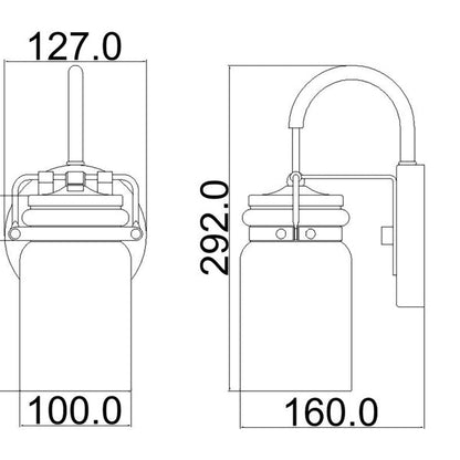 Brinley Wall Light - Brushed Nickel