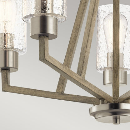 Kichler Deryn 5 Light Chandelier - Antique Grey