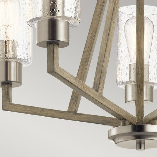 Kichler Deryn 5 Light Chandelier - Antique Grey
