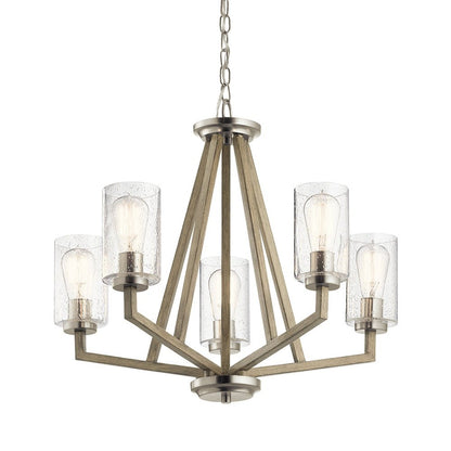 Kichler Deryn 5 Light Chandelier - Antique Grey