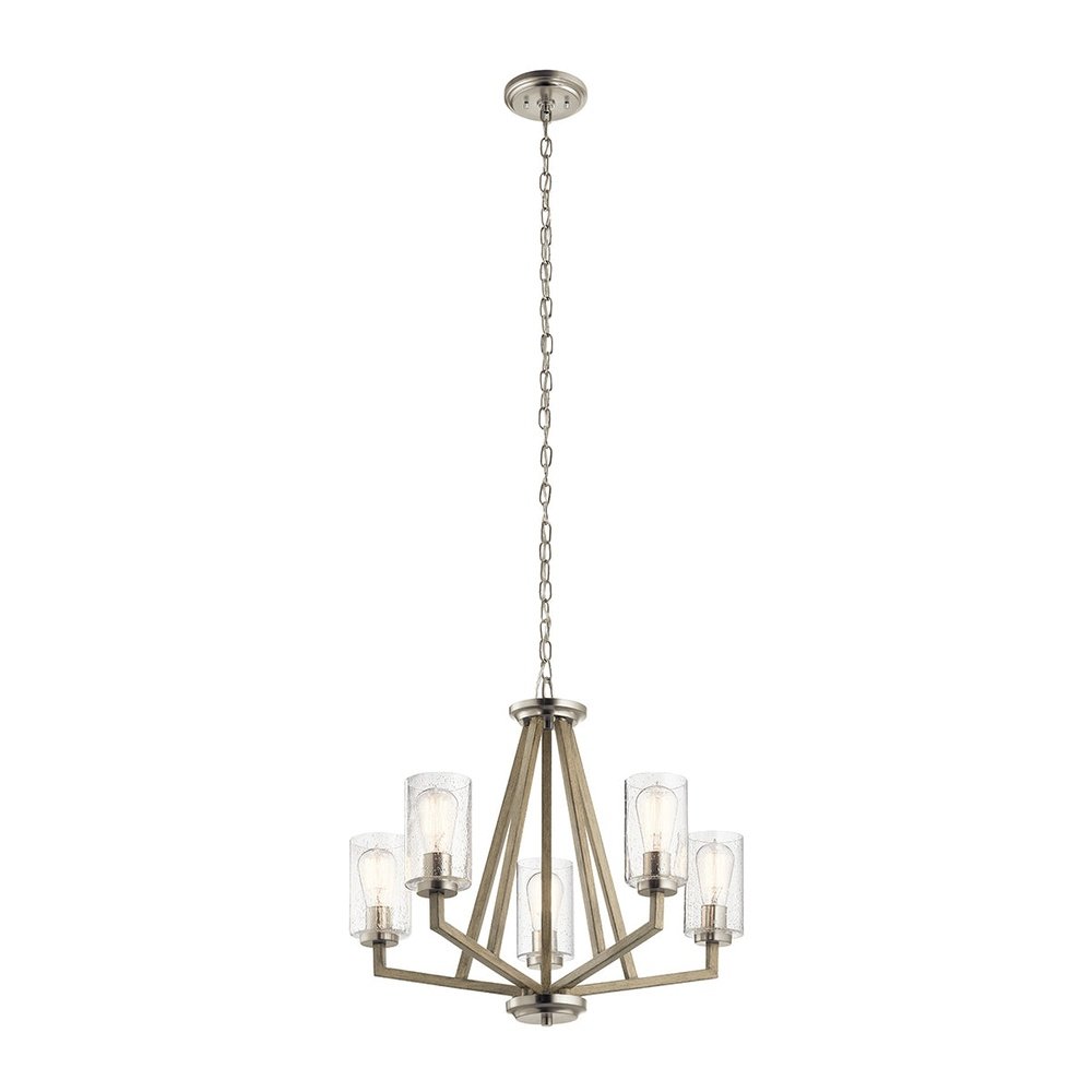 Kichler Deryn 5 Light Chandelier - Antique Grey
