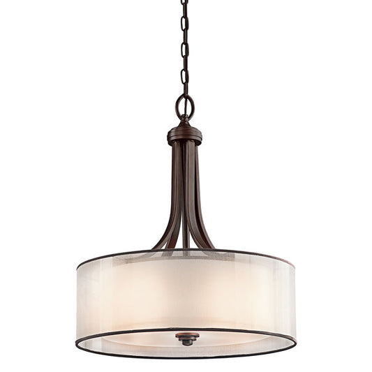 Lacey 4 Light Pendant Light - Mission Bronze