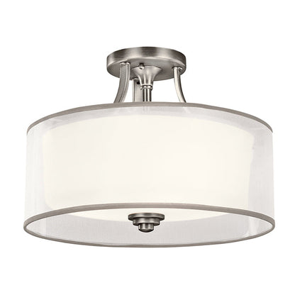 Lacey 3 Light Ceiling Light - Antique Pewter