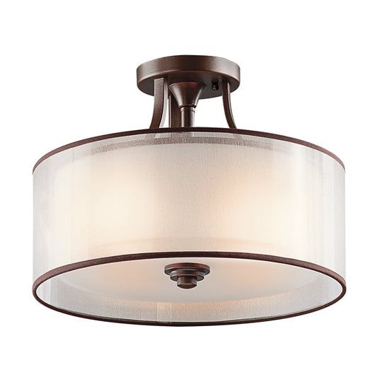 Lacey 3 Light Ceiling Light - Mission Bronze
