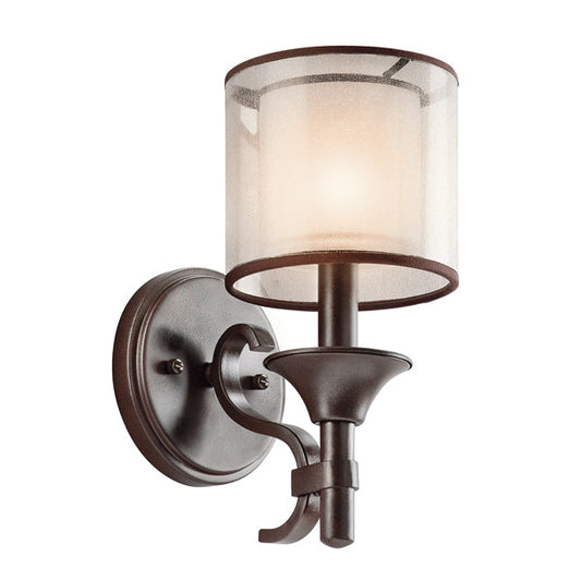 Lacey 1 Light Wall Light - Mission Bronze