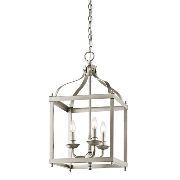 Larkin 3 Light Pendant Light - Brushed Nickel