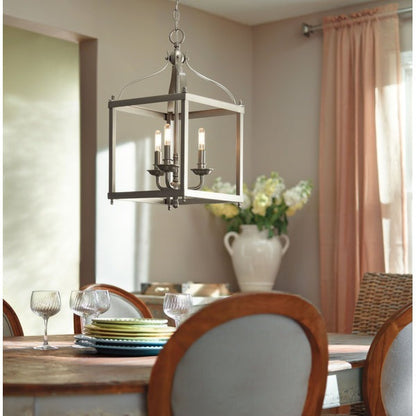 Larkin 3 Light Pendant Light - Brushed Nickel