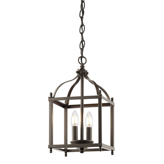 Larkin 2 Light Pendant Light - Olde Bronze