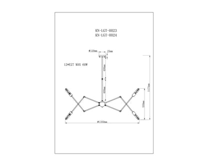 Olsen Pendant Lamp - Polished Chrome