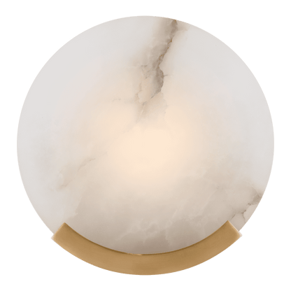 Melange Sconce - Antique-Burnished Brass with Alabaster