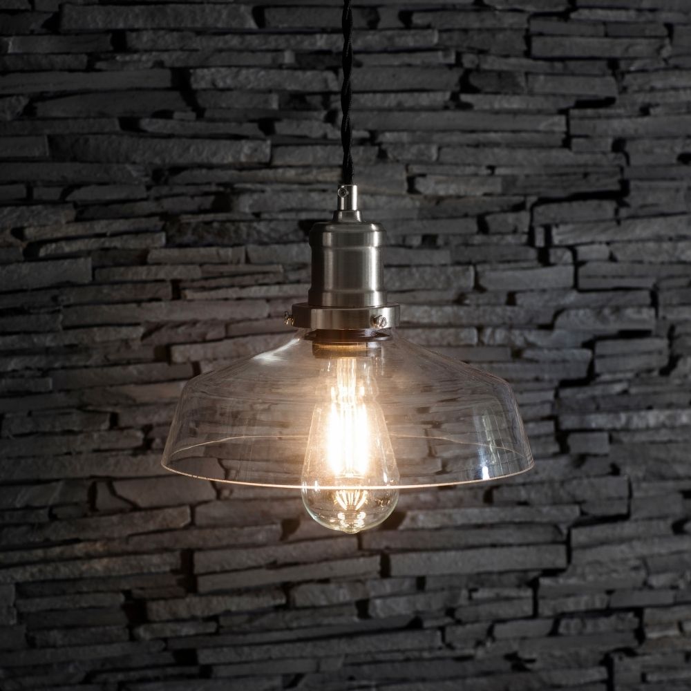 Hoxton Pendant Light - Satin Nickel