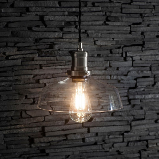 Hoxton Pendant Light - Satin Nickel