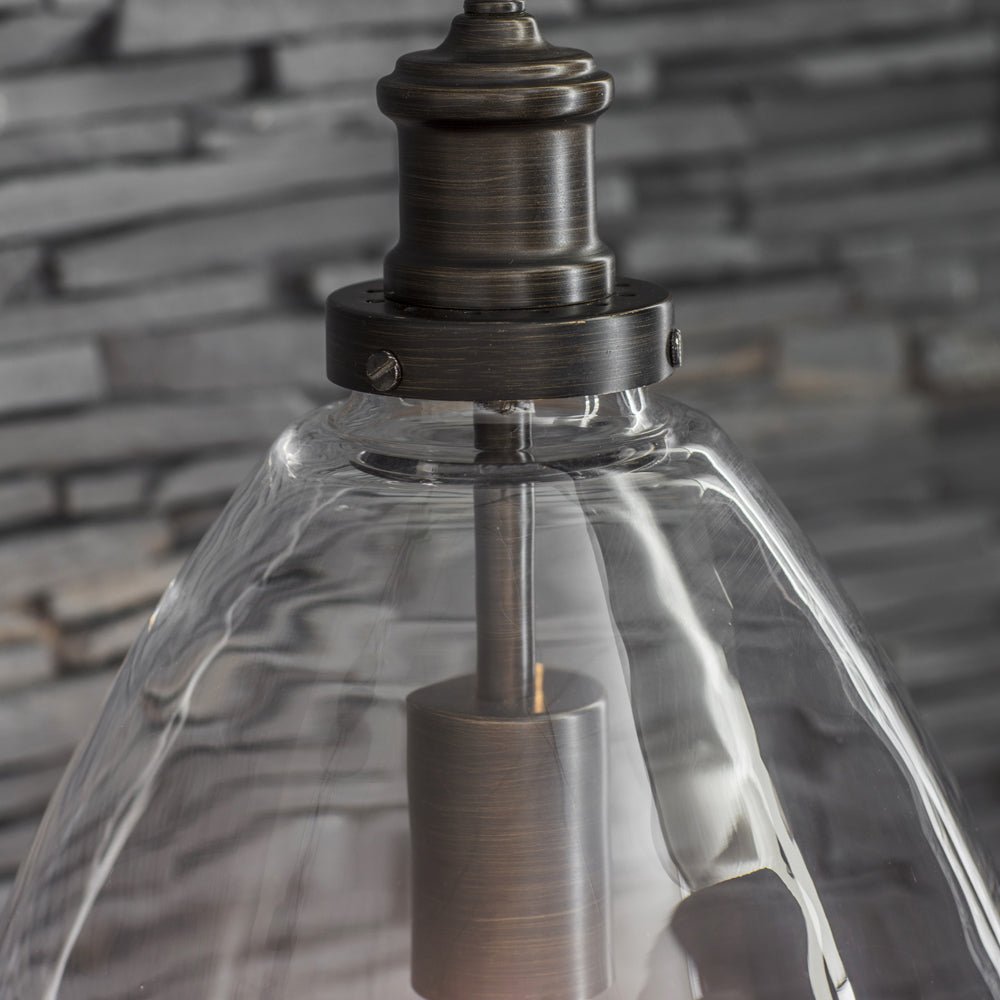 Hoxton Bullet Pendant Light - Antique - Bronze