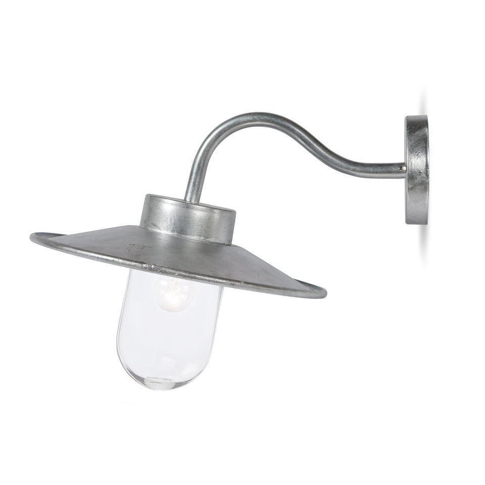Swan Neck Wall Light - Silver