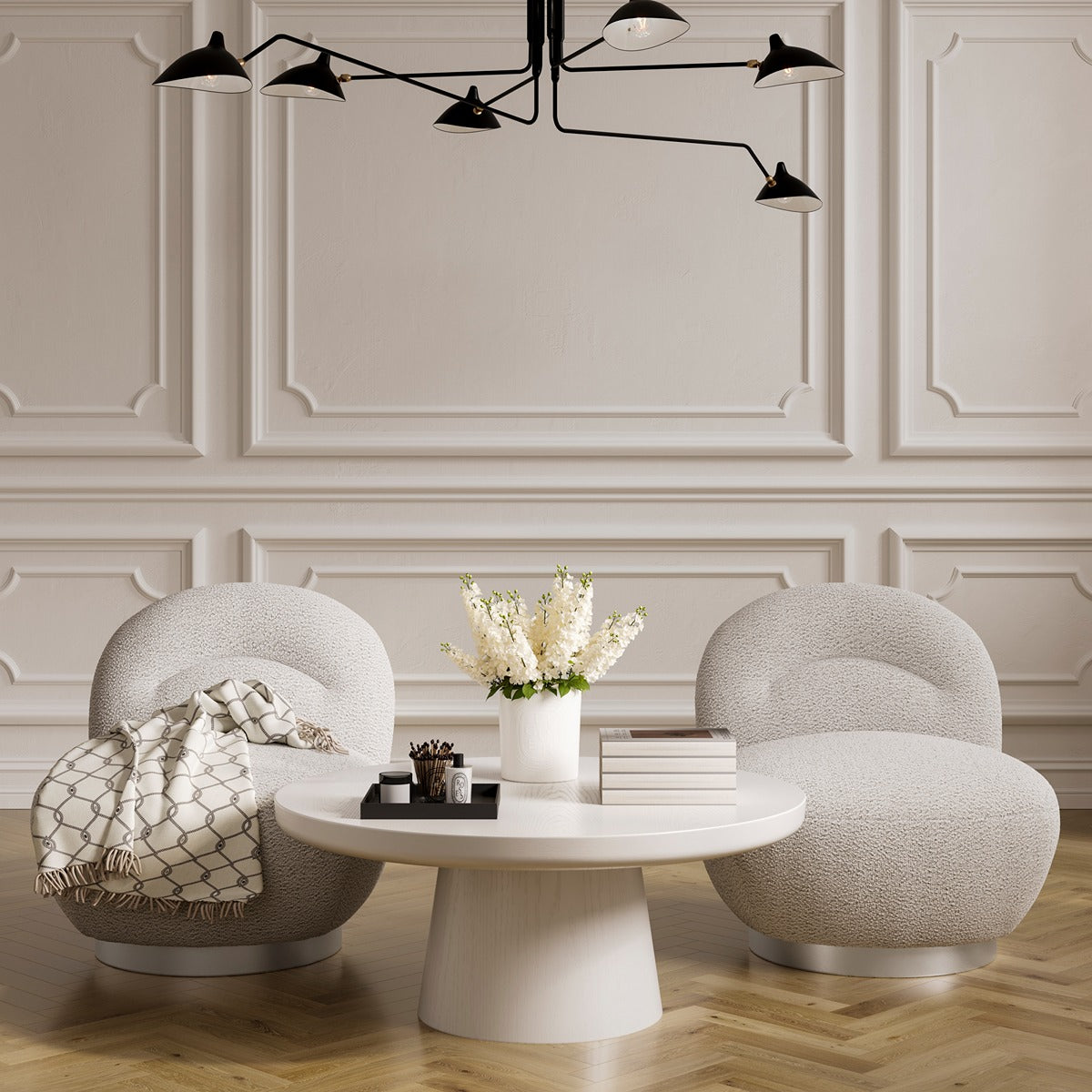 Lanesborough Cloud Swivel Chair - Grey