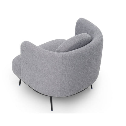 Velux Occasional Chair - Boucle Graphic Grey