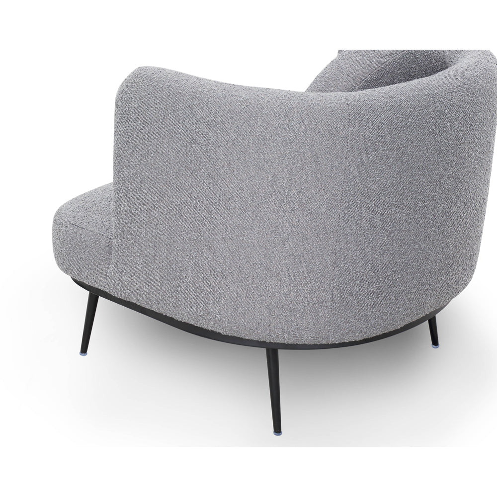 Velux Occasional Chair - Boucle Graphic Grey