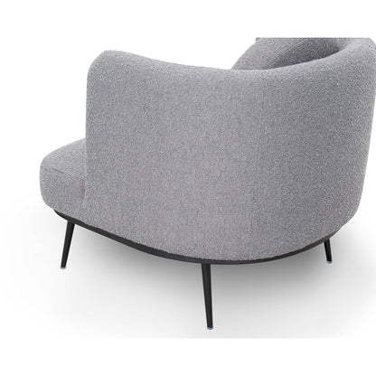 Velux Occasional Chair - Boucle Graphic Grey