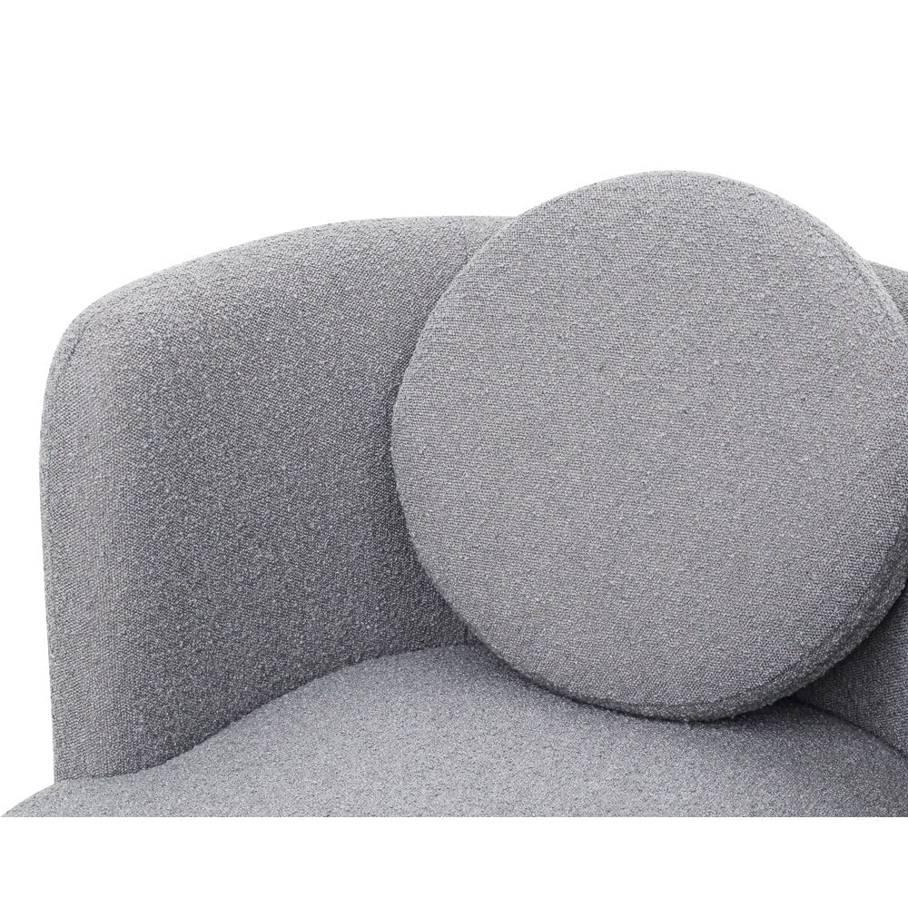 Velux Occasional Chair - Boucle Graphic Grey