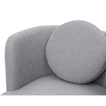 Velux Occasional Chair - Boucle Graphic Grey