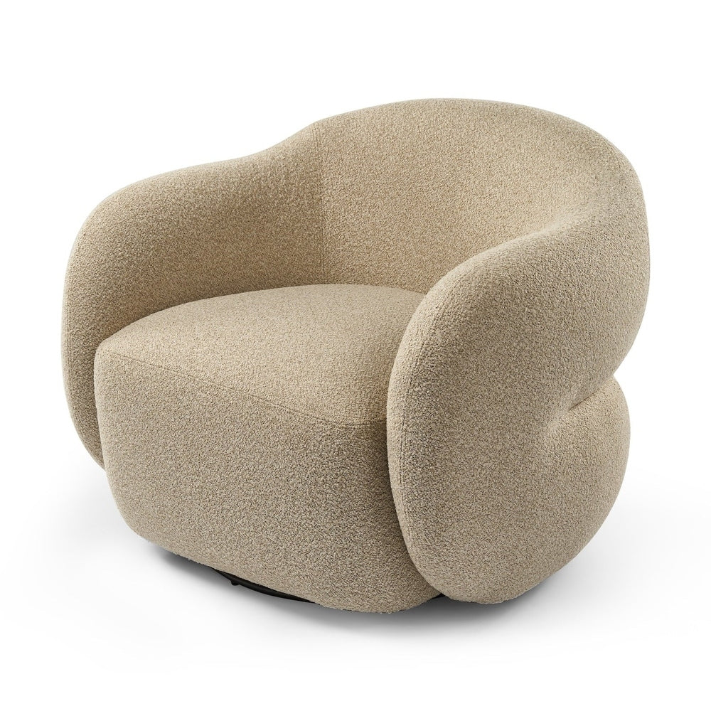 Elba Occasional Swivel Chair - Capela Sand