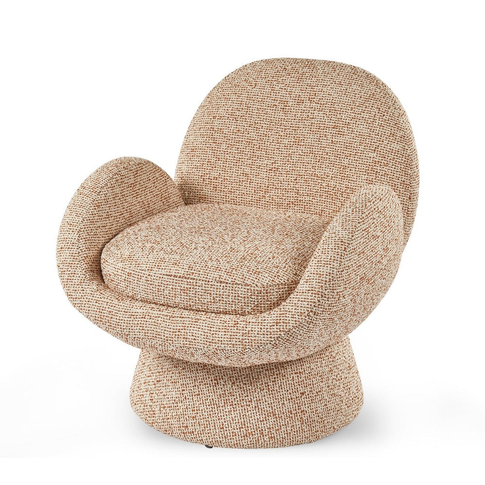 Arles Occasional Swivel Chair - Dexter Sparkle Citrus