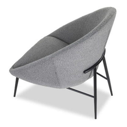 Ovalo Boucle Occasional Chair - Grey